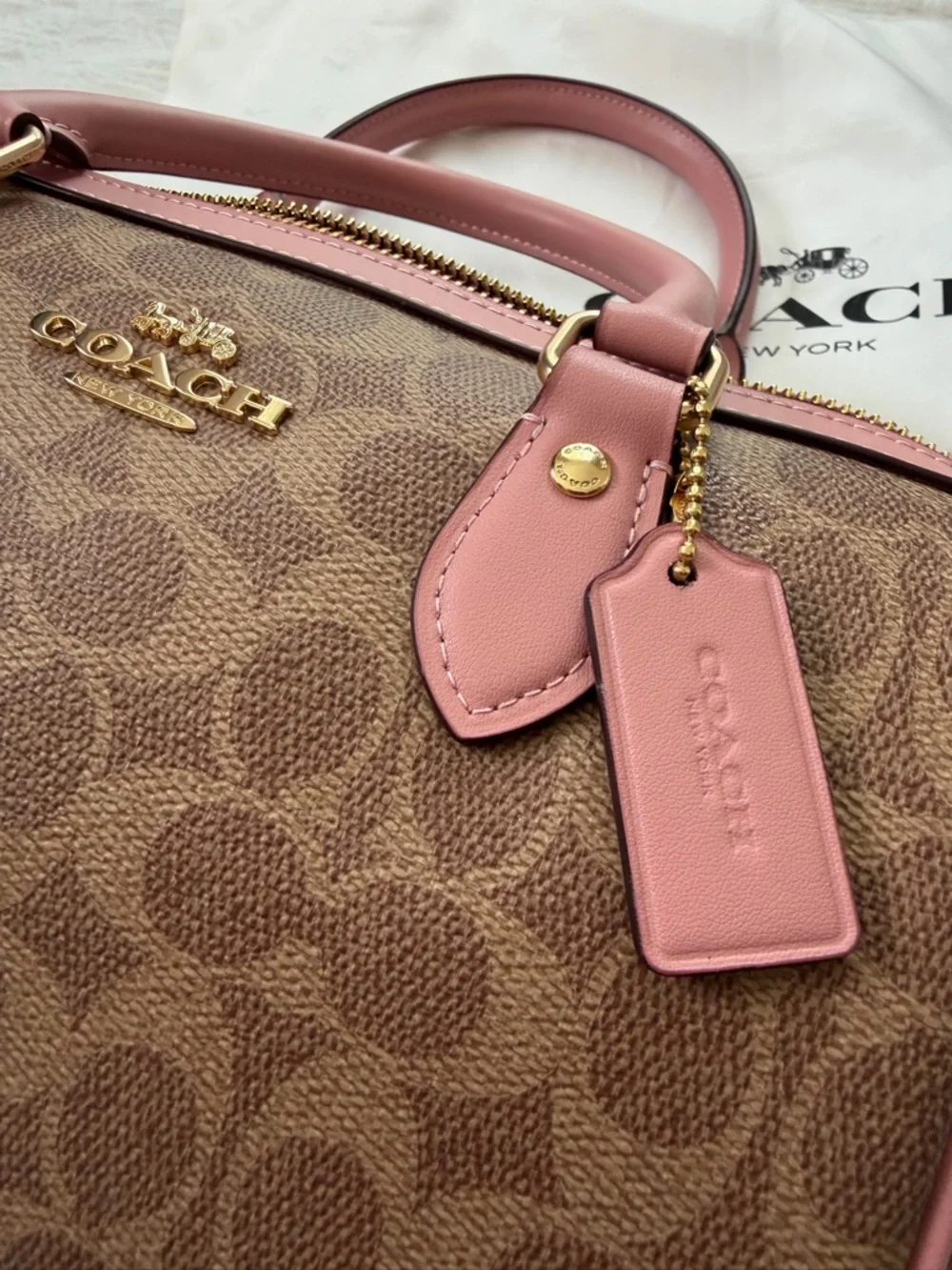 Coach Rowan Satchel Signature Canvas - Picture 15 of 16